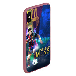 Чехол для iPhone XS Max матовый Messi - фото 2