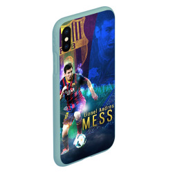 Чехол для iPhone XS Max матовый Messi - фото 2