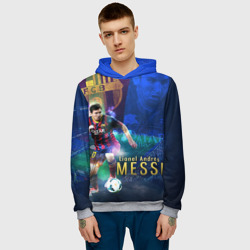 Мужская толстовка 3D Messi - фото 2