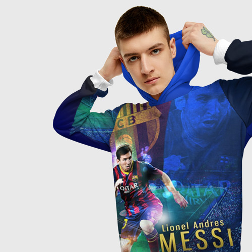 Мужская толстовка 3D Messi - фото 5