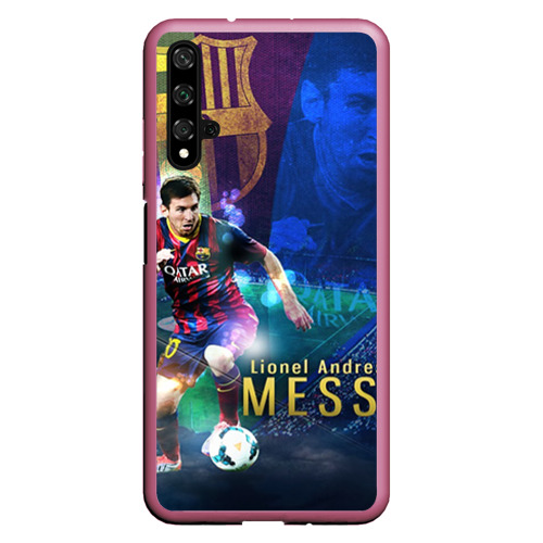 Чехол для Honor 20 Messi, цвет малиновый