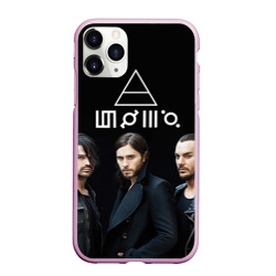 Чехол для iPhone 11 Pro Max матовый 30 Seconds to mars