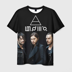 Мужская футболка 3D 30 Seconds to mars