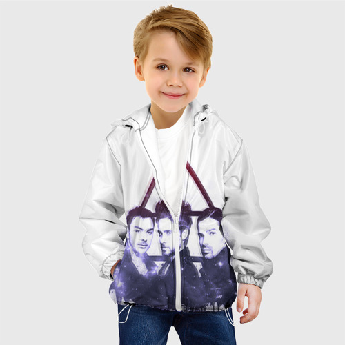 Детская куртка 3D 30 seconds to mars, цвет белый - фото 3