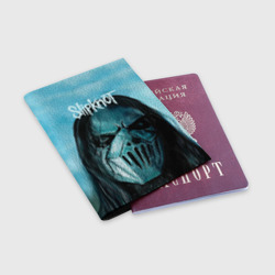 Обложка для паспорта матовая кожа Slipknot - фото 2