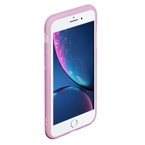Чехол для iPhone 7Plus/8 Plus матовый Slipknot, цвет розовый - фото 2