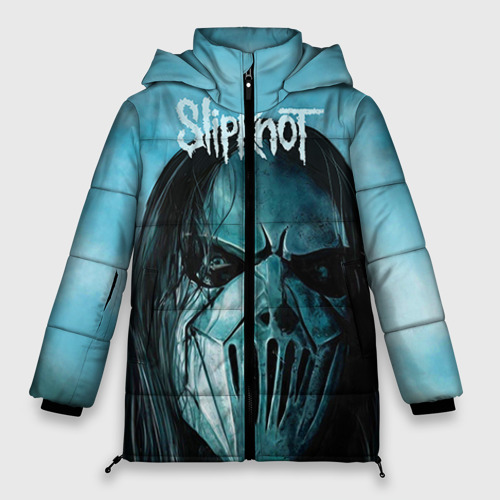 Женская зимняя куртка Oversize Slipknot, цвет светло-серый