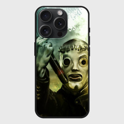 Чехол силиконовый для Apple iPhone 15 Pro матовый Slipknot