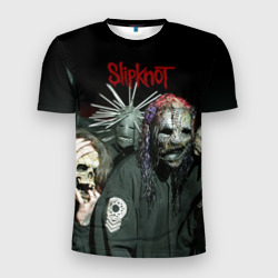 Мужская футболка 3D Slim Slipknot