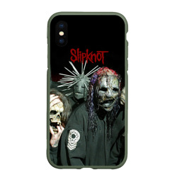 Чехол для iPhone XS Max матовый Slipknot