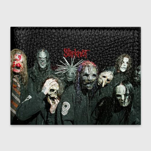 Обложка для студенческого билета Slipknot, цвет черный