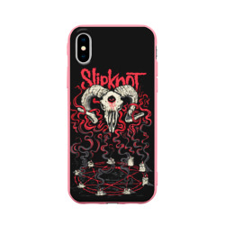 Чехол для iPhone X матовый Slipknot