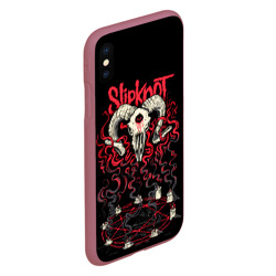 Чехол для iPhone XS Max матовый Slipknot - фото 2