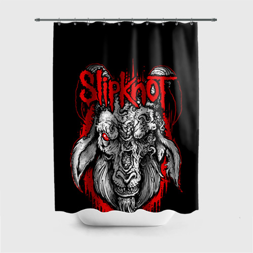 Штора 3D для ванной Slipknot