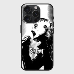 Чехол силиконовый для Apple iPhone 15 Pro матовый Slipknot