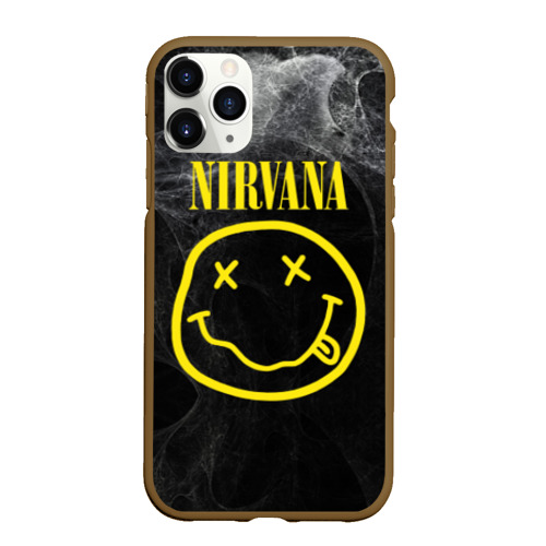 Чехол для iPhone 11 Pro Max матовый Nirvana, цвет коричневый