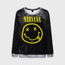 Мужской свитшот 3D Nirvana