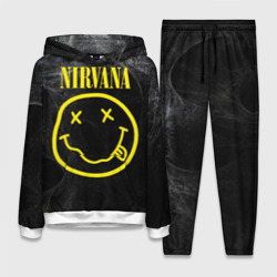 Женский костюм с толстовкой 3D Nirvana