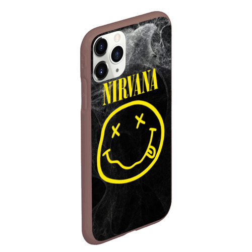 Чехол для iPhone 11 Pro Max матовый Nirvana, цвет коричневый - фото 3