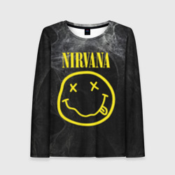 Женский лонгслив 3D Nirvana