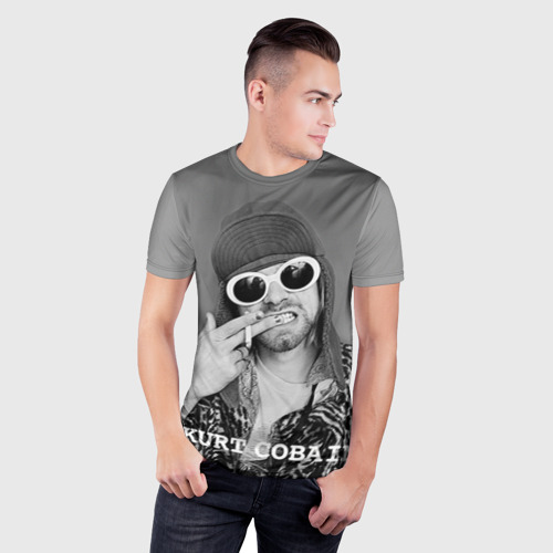 Мужская футболка 3D Slim Nirvana, цвет 3D печать - фото 3