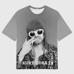 Мужская футболка oversize 3D Nirvana