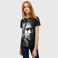 Женская футболка 3D Nirvana - фото 2