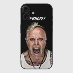 Чехол для iPhone 16 силиконовый с защитой камеры The Prodigy
