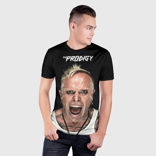 Мужская футболка 3D Slim The Prodigy, цвет 3D печать - фото 3