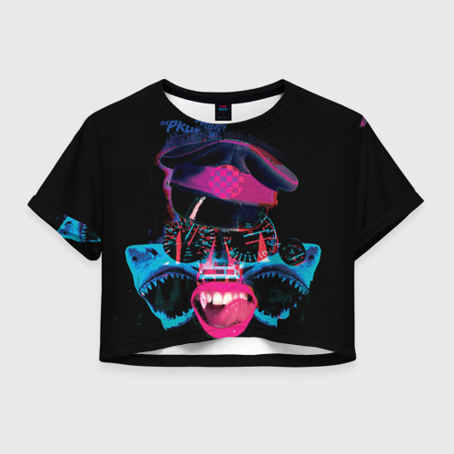Женская футболка Crop-top 3D The Prodigy, цвет 3D печать