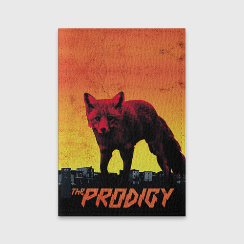 Обложка для паспорта матовая кожа The Prodigy, цвет черный