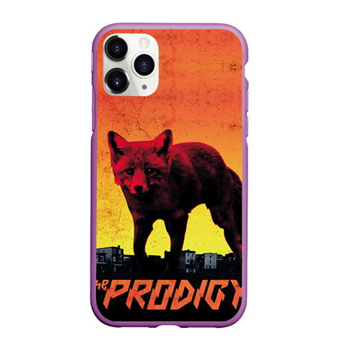 Чехол для iPhone 11 Pro Max матовый The Prodigy, цвет фиолетовый