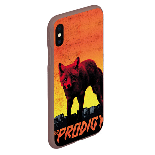 Чехол для iPhone XS Max матовый The Prodigy, цвет коричневый - фото 3