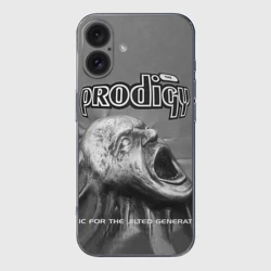 Чехол для iPhone 16 силиконовый с защитой камеры The Prodigy