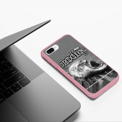 Чехол для iPhone 7Plus/8 Plus матовый The Prodigy, цвет баблгам - фото 5