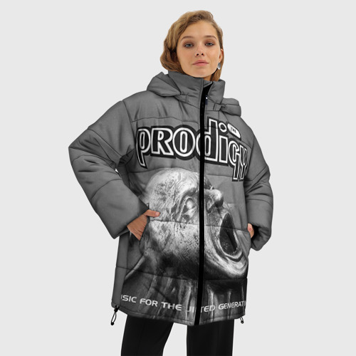 Женская зимняя куртка Oversize The Prodigy, цвет черный - фото 3