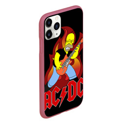 Чехол для iPhone 11 Pro Max матовый AC/DC - фото 2