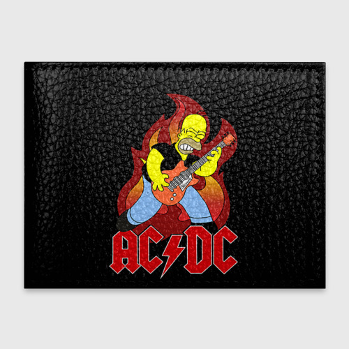 Обложка для студенческого билета AC/DC, цвет черный