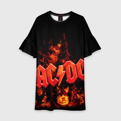 Детское платье 3D AC/DC