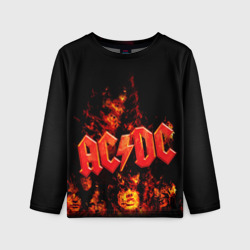 Детский лонгслив 3D AC/DC