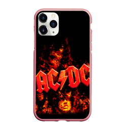 Чехол для iPhone 11 Pro Max матовый AC/DC