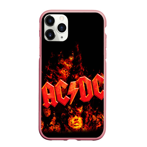 Чехол для iPhone 11 Pro Max матовый AC/DC, цвет баблгам