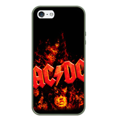 Чехол для iPhone 5/5S матовый AC/DC