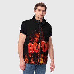 Мужской жилет утепленный 3D AC/DC - фото 2