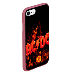 Чехол для iPhone 7/8 матовый AC/DC - фото 2