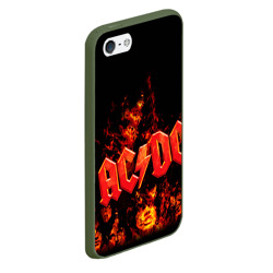 Чехол для iPhone 5/5S матовый AC/DC - фото 2