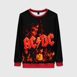 Женский свитшот 3D AC/DC