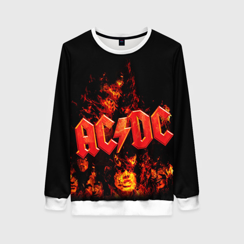 Женский свитшот 3D AC/DC, цвет 3D печать