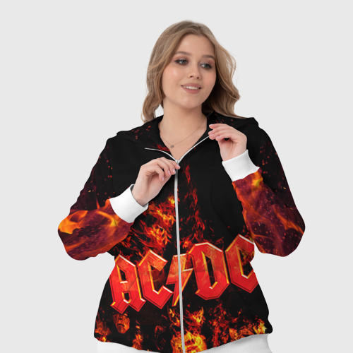 Женский костюм 3D AC/DC, цвет белый - фото 7