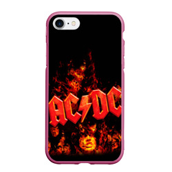 Чехол для iPhone 7/8 матовый AC/DC